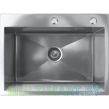 Кухонная мойка Ulgran Steel 60x45 (брашированная сталь)